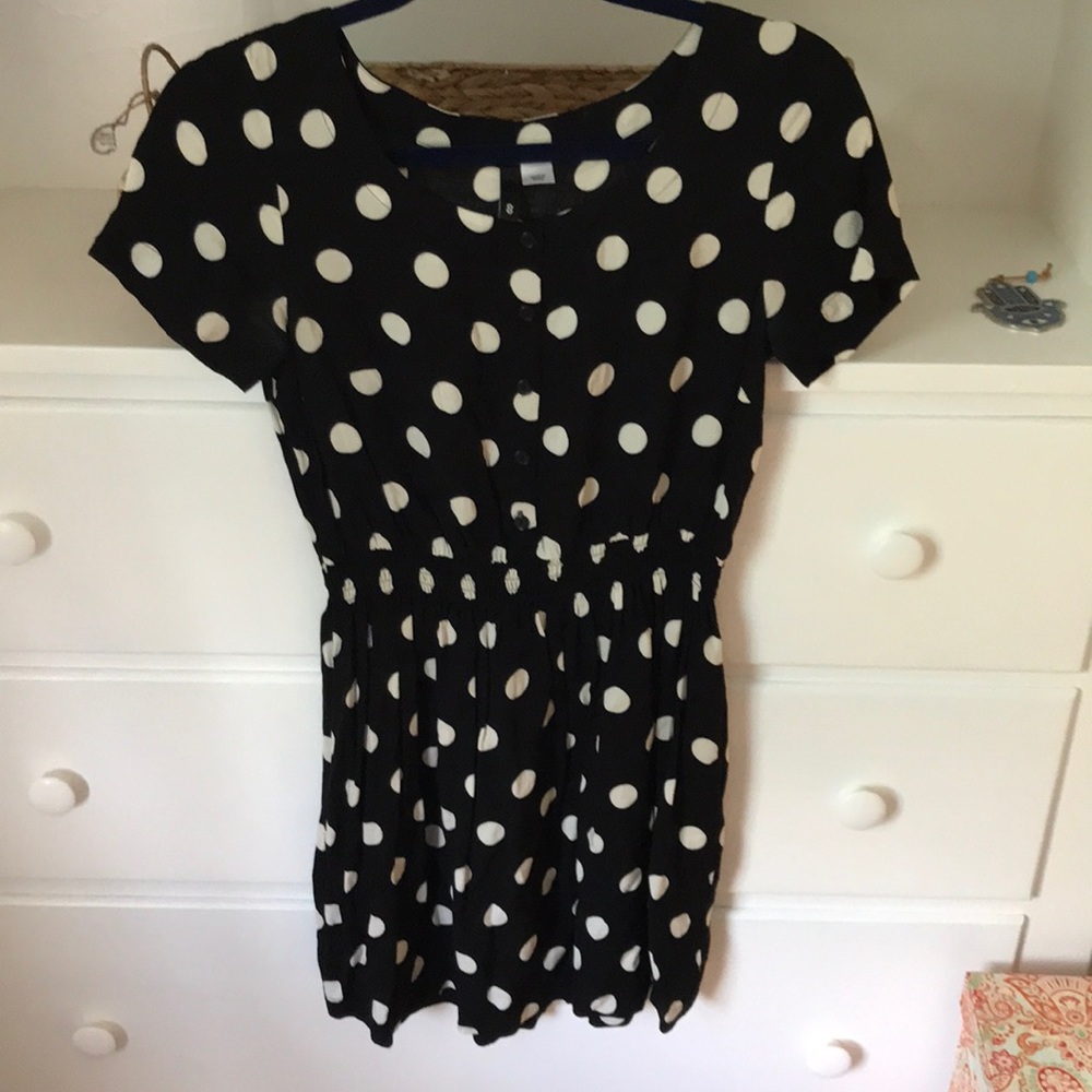 Polka dot mini dress